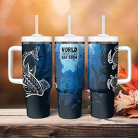 World Ocean Day Pasifika Tumbler With Handle Awaken New Depths LT7 - Polynesian Pride