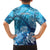 Hawaii World Ocean Day Family Matching Off Shoulder Maxi Dress and Hawaiian Shirt Kakau Turtles