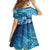 Hawaii World Ocean Day Family Matching Off Shoulder Maxi Dress and Hawaiian Shirt Kakau Turtles