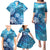 Hawaii World Ocean Day Family Matching Puletasi and Hawaiian Shirt Kakau Turtles