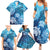 Hawaii World Ocean Day Family Matching Summer Maxi Dress and Hawaiian Shirt Kakau Turtles