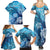 Hawaii World Ocean Day Family Matching Summer Maxi Dress and Hawaiian Shirt Kakau Turtles