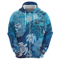 Hawaii World Ocean Day Hoodie Kakau Turtles LT7 - Polynesian Pride