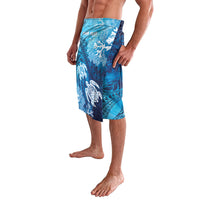 Hawaii World Ocean Day Lavalava Kakau Turtles LT7 - Polynesian Pride