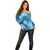 Hawaii World Ocean Day Off Shoulder Sweater Kakau Turtles