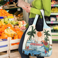 Summer Holiday It's 5 o'clock Somewhere Vintage Hawaii Grocery Bag LT7 - Polynesian Pride