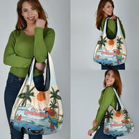 Summer Holiday It's 5 o'clock Somewhere Vintage Hawaii Grocery Bag LT7 - Polynesian Pride