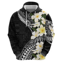 Aloha Hawaii Festive Zip Hoodie Frangipani Lace Classic LT7 - Polynesian Pride