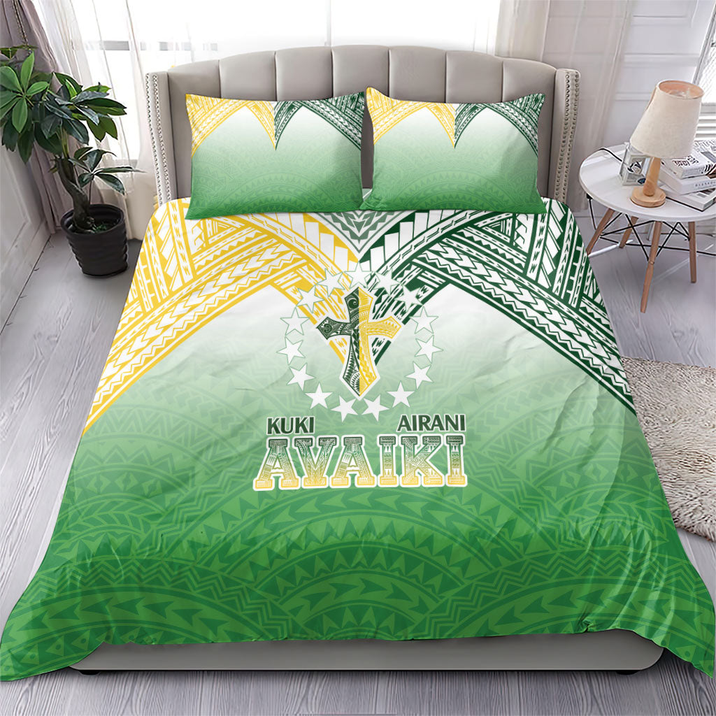 Cook Islands Rugby Medallion Of Stars Bedding Set Kuki Airani Avaiki LT7 - Polynesian Pride