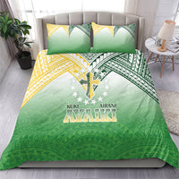 Cook Islands Rugby Medallion Of Stars Bedding Set Kuki Airani Avaiki LT7 - Polynesian Pride