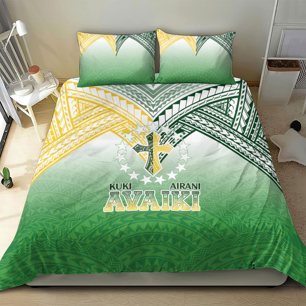 Cook Islands Rugby Medallion Of Stars Bedding Set Kuki Airani Avaiki LT7 - Polynesian Pride