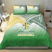 Cook Islands Rugby Medallion Of Stars Bedding Set Kuki Airani Avaiki LT7 - Polynesian Pride