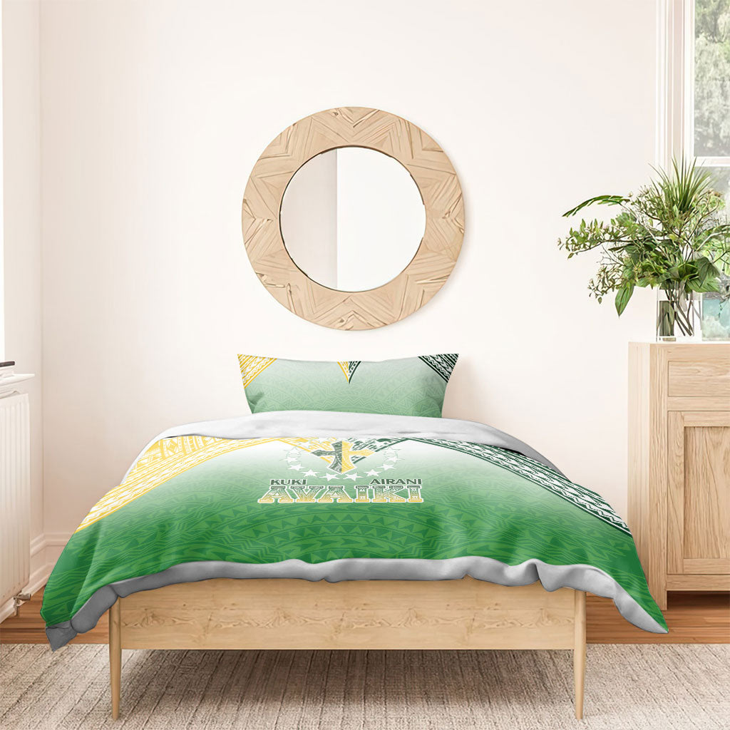 Cook Islands Rugby Medallion Of Stars Bedding Set Kuki Airani Avaiki LT7 - Polynesian Pride