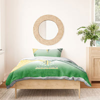 Cook Islands Rugby Medallion Of Stars Bedding Set Kuki Airani Avaiki LT7 - Polynesian Pride