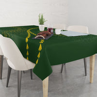 Cook Islands Rugby Tablecloth Kuki Tapa Motifs - Medallion Of Stars LT7 - Polynesian Pride