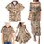 Samoa Tapa Family Matching Puletasi Dress and Hawaiian Shirt Siapo Mix Tatau Patterns LT7 - Polynesian Pride