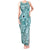 Samoa Tapa Tank Maxi Dress Siapo Mix Tatau Patterns - Teal LT7 Women Teal - Polynesian Pride