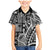 Samoa Tapa Family Matching Mermaid Dress and Hawaiian Shirt Siapo Mix Tatau Patterns - Black LT7 Son's Shirt Black - Polynesian Pride