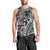 Samoa Tapa Men Tank Top Siapo Mix Tatau Patterns - Black LT7 - Polynesian Pride