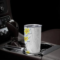 Hawaii Aloha Tumbler Cup Plumeria Vintage - White LT7 - Polynesian Pride