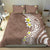 Hawaii Aloha Bedding Set Plumeria Vintage - Brown LT7 - Polynesian Pride