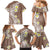 Hawaii Aloha Family Matching Mermaid Dress and Hawaiian Shirt Plumeria Vintage - Brown LT7 - Polynesian Pride