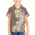 Hawaii Aloha Family Matching Puletasi Dress and Hawaiian Shirt Plumeria Vintage - Brown LT7 Son's Shirt Brown - Polynesian Pride