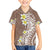 Hawaii Aloha Family Matching Short Sleeve Bodycon Dress and Hawaiian Shirt Plumeria Vintage - Brown LT7 Son's Shirt Brown - Polynesian Pride