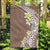 Hawaii Aloha Garden Flag Plumeria Vintage - Brown LT7 Garden Flag Brown - Polynesian Pride