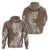 Hawaii Aloha Hoodie Plumeria Vintage - Brown LT7 - Polynesian Pride