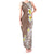 Hawaii Aloha Tank Maxi Dress Plumeria Vintage - Brown LT7 Women Brown - Polynesian Pride