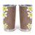 Hawaii Aloha Tumbler Cup Plumeria Vintage - Beige