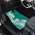 Hawaii Aloha Car Mats Plumeria Vintage - Teal LT7 - Polynesian Pride