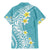 Hawaii Aloha Family Matching Mermaid Dress and Hawaiian Shirt Plumeria Vintage - Turquoise LT7 - Polynesian Pride