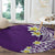 Hawaii Aloha Round Carpet Plumeria Vintage - Violet LT7 - Polynesian Pride