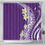 Hawaii Aloha Shower Curtain Plumeria Vintage - Violet LT7 - Polynesian Pride