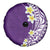 Hawaii Aloha Spare Tire Cover Plumeria Vintage - Violet LT7 - Polynesian Pride