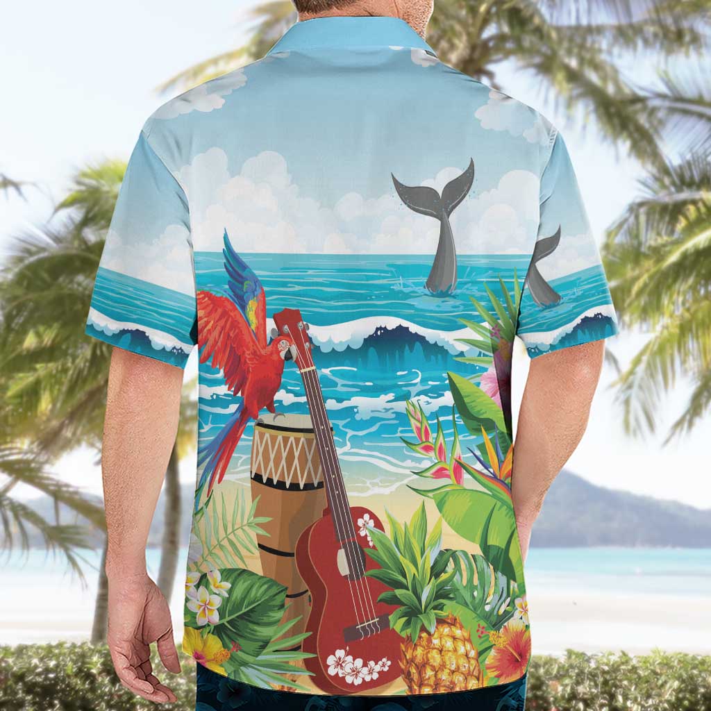 Aloha Honolulu Festival Hawaiian Shirt Ukulele By The Shore LT7 - Polynesian Pride