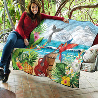 Aloha Honolulu Festival Quilt Ukulele By The Shore LT7 - Polynesian Pride
