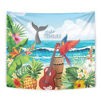 Aloha Honolulu Festival Tapestry Ukulele By The Shore LT7 - Polynesian Pride