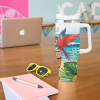 Aloha Honolulu Festival Tumbler With Handle Ukulele By The Shore LT7 - Polynesian Pride