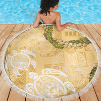 Aloha Honolulu Festival Beach Blanket Hawaii Kapa Mix Flowers Lei LT7 - Polynesian Pride