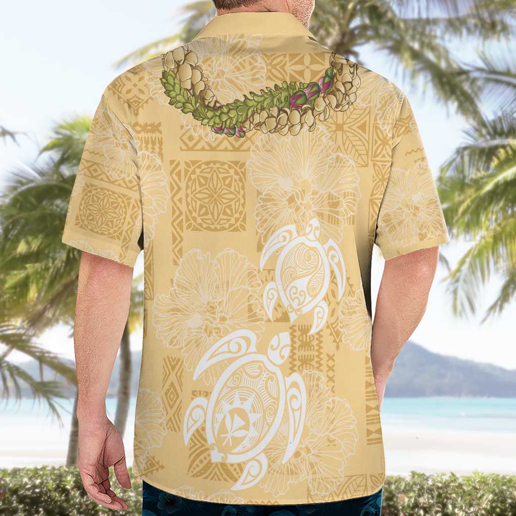 Aloha Honolulu Festival Hawaiian Shirt Hawaii Kapa Mix Flowers Lei LT7 - Polynesian Pride