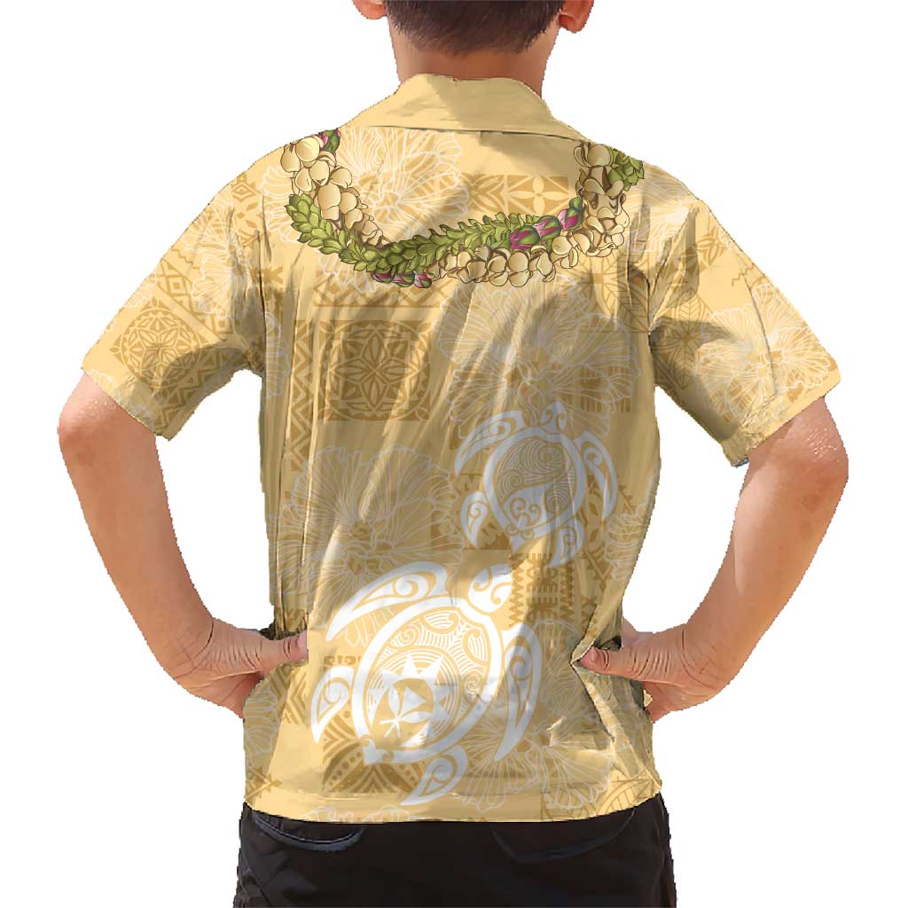 Aloha Honolulu Festival Hawaiian Shirt Hawaii Kapa Mix Flowers Lei LT7 - Polynesian Pride