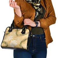 Aloha Honolulu Festival Shoulder Handbag Hawaii Kapa Mix Flowers Lei LT7 - Polynesian Pride