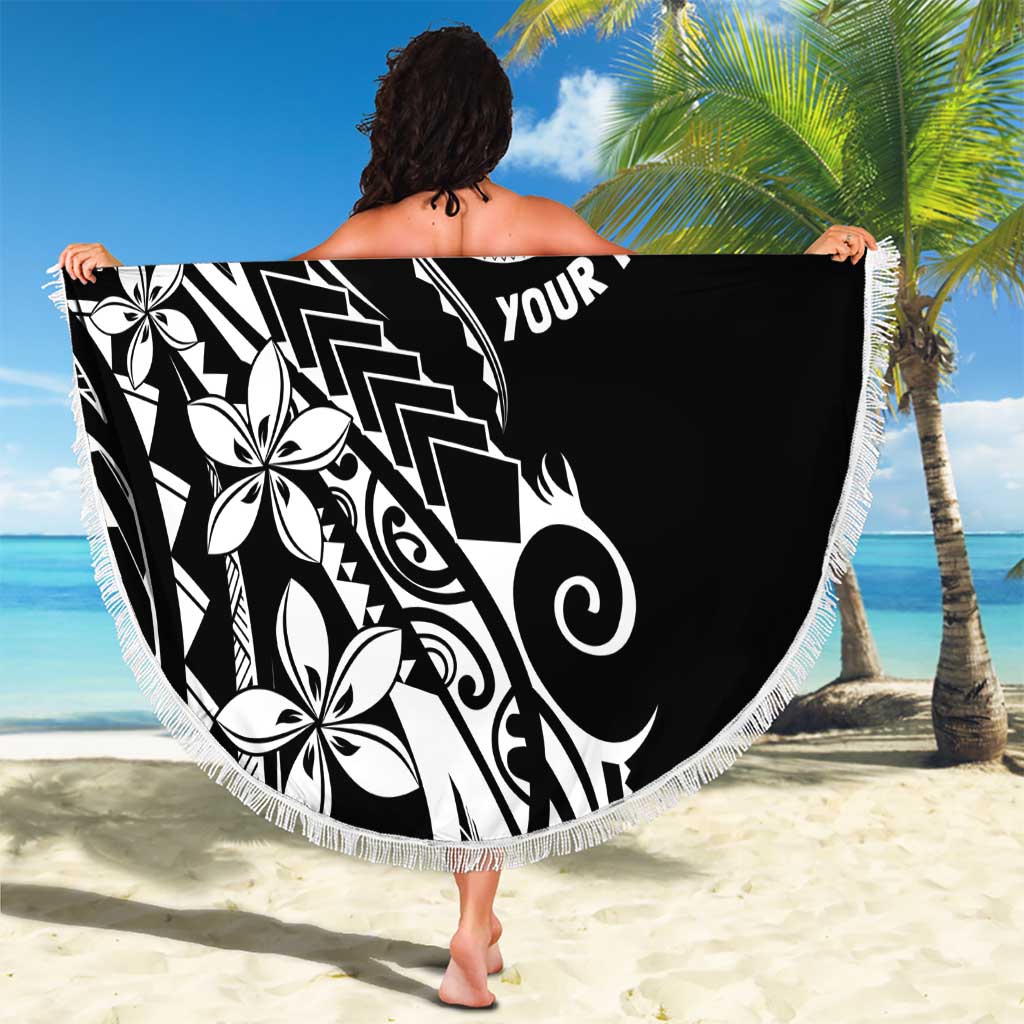 Polynesia Beach Volleyball Personalized Beach Blanket Basic LT7 - Polynesian Pride