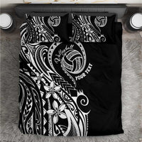 Polynesia Beach Volleyball Personalized Bedding Set Basic LT7 Black - Polynesian Pride