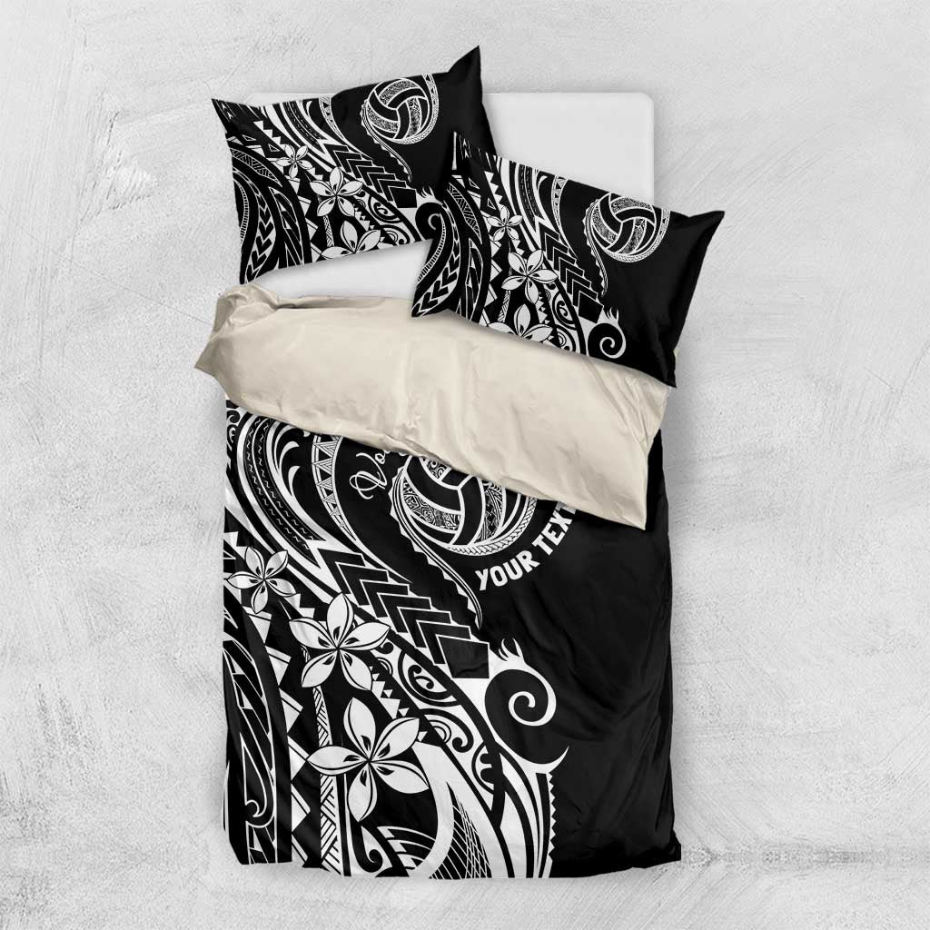 Polynesia Beach Volleyball Personalized Bedding Set Basic LT7 US Twin 172cm x 218cm Black - Polynesian Pride