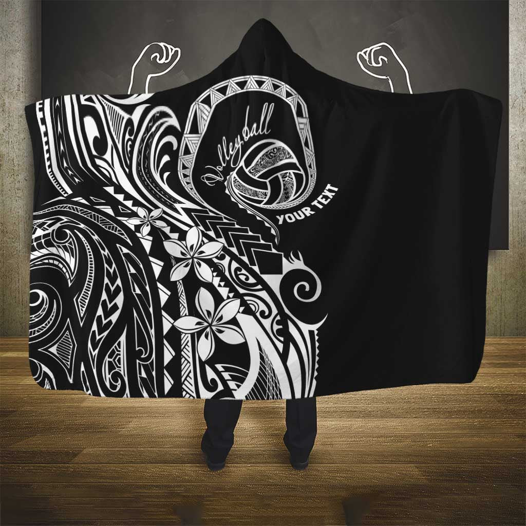 Polynesia Beach Volleyball Personalized Hooded Blanket Basic LT7 - Polynesian Pride