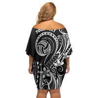 Polynesia Beach Volleyball Personalized Off Shoulder Short Dress Basic LT7 - Polynesian Pride